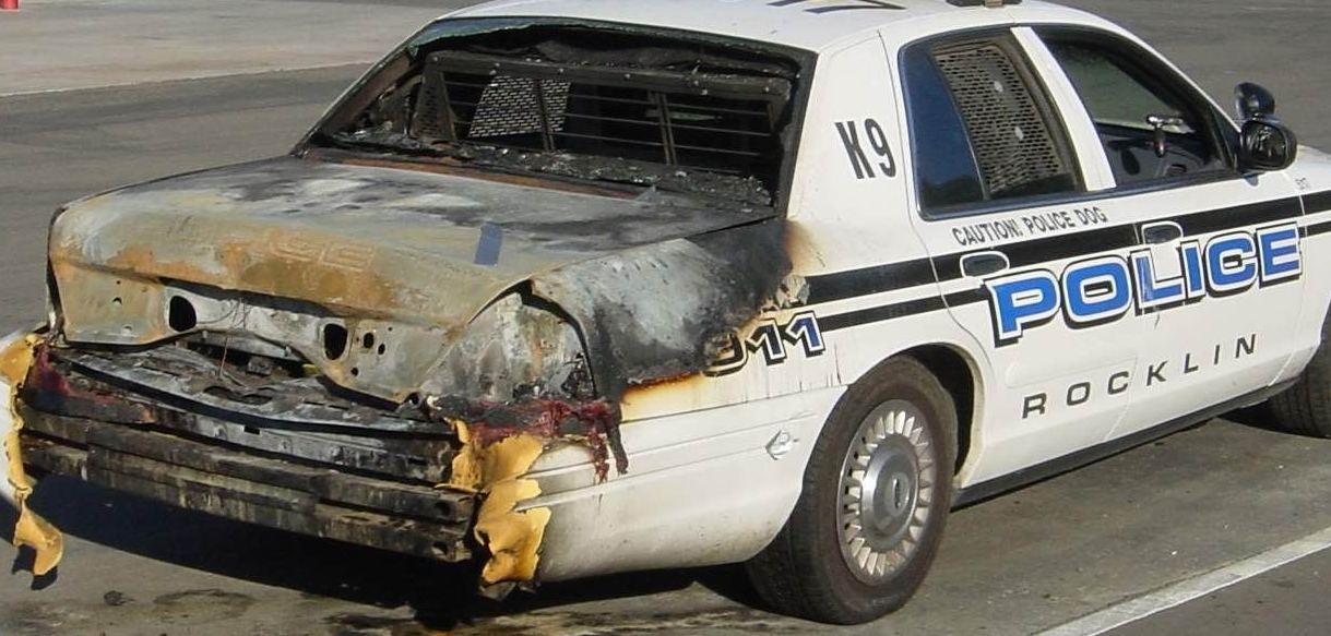 Memorial Day for 100,000 Car and Cop car fires